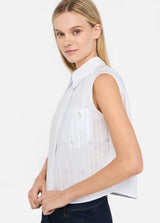 LIU.JO BLUSA SEM MANGAS STRASS