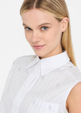 LIU.JO BLUSA SEM MANGAS STRASS