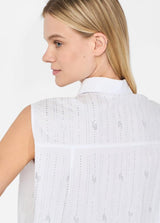 LIU.JO BLUSA SEM MANGAS STRASS