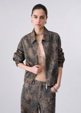 LIU.JO BOMBER ESTAMPADO COM GLITER