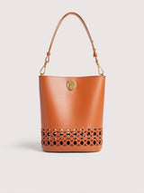 COCCINELLE CARTEIRA CAMEL COM LOGO C-ME