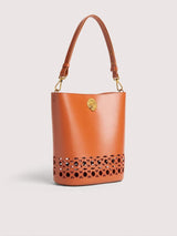 COCCINELLE CARTEIRA CAMEL COM LOGO C-ME