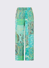 LIU.JO CALÇA DE CETIM COM ESTAMPA