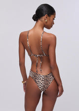 LIU.JO FATO BANHO ANIMAL PRINT COM LOGO