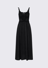 LIU.JO VESTIDO PRETO DE ALÇAS