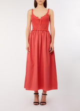 LIU.JO VESTIDO ROSA DE ALÇAS