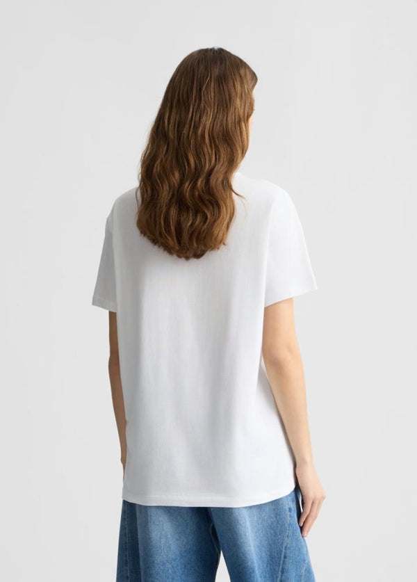 LIU.JO T-SHIRT ESTAMPADA COM STRASS
