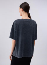 LIU.JO T-SHIRT CINZA COM TACHAS