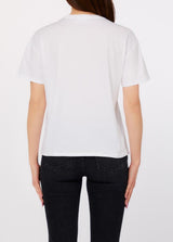 T-SHIRT DE ALGODÃO COM STRASS