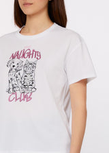 T-SHIRT DE ALGODÃO COM STRASS