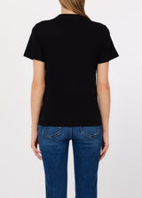 LIU.JO T-SHIRT COM ESTAMPADO EM STRASS