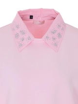 LIU.JO CAMISOLA ROSA GOLA COM BRILHANTES