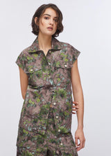 LIU.JO COLETE COM ESTAMPADO FLORAL