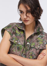 LIU.JO COLETE COM ESTAMPADO FLORAL