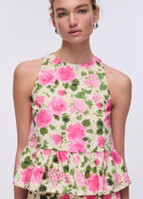 LIU.JO TOP COM ESTAMPADO FLORAL