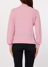 LIU.JO CAMISOLA DE LÃ ROSA