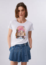 LIU.JO T-SHIRT COM ESTAMPA