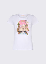 LIU.JO T-SHIRT COM ESTAMPA