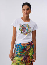 LIU.JO T-SHIRT COM ESTAMPA
