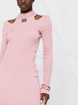 VERSACE JEANS COUTURE CUT-OUT KNITTED DRESS