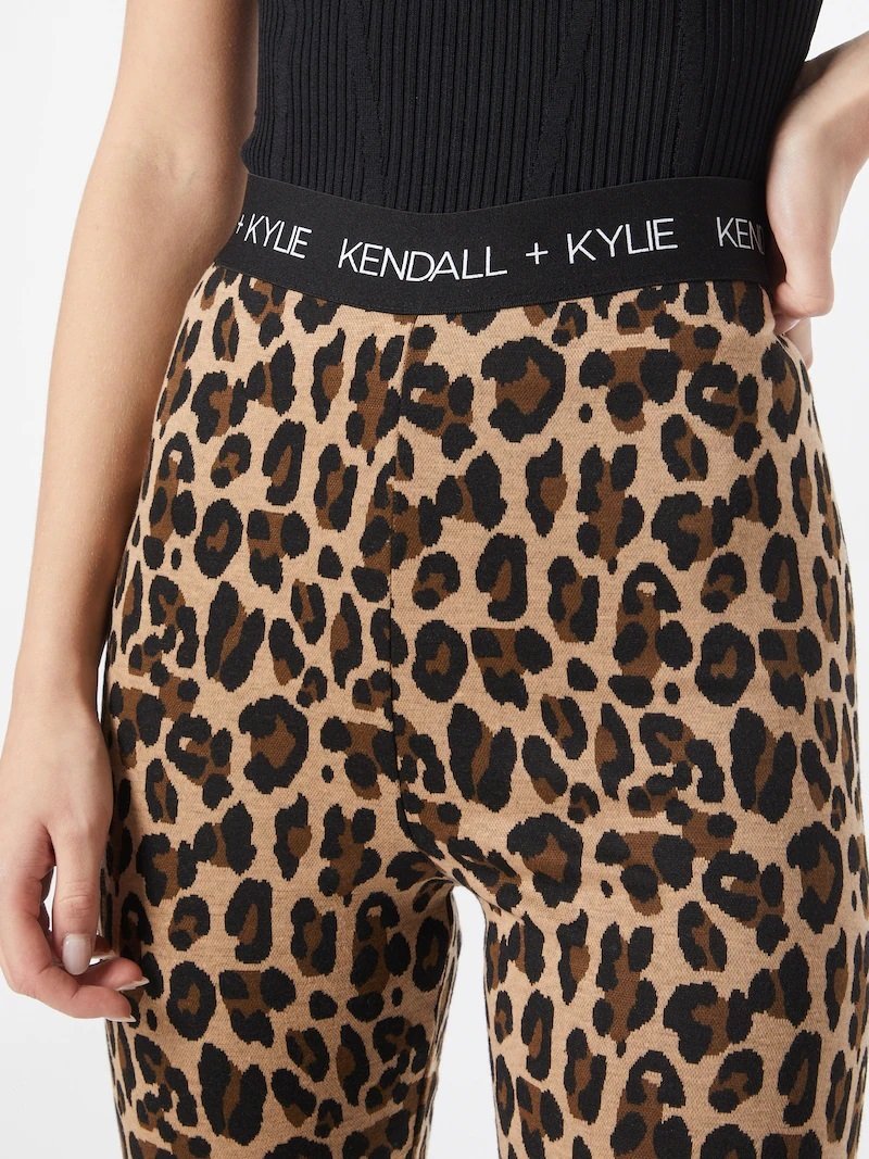 KENDALL E KYLIE Leggings print  leopardo